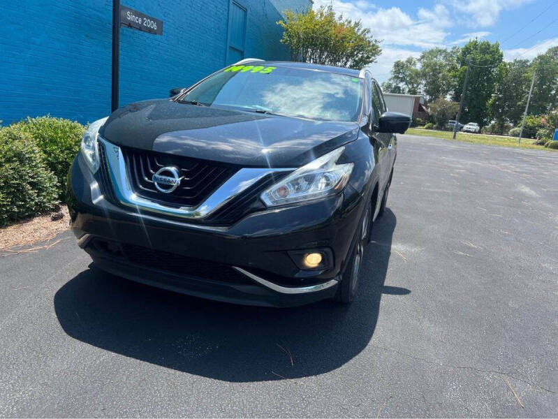 Used 2018 Nissan Murano Platinum with VIN 5N1AZ2MG2JN184306 for sale in Wilmington, NC