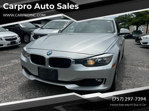 2012 BMW 3 Series for sale at Carpro Auto Sales in Chesapeake VA
