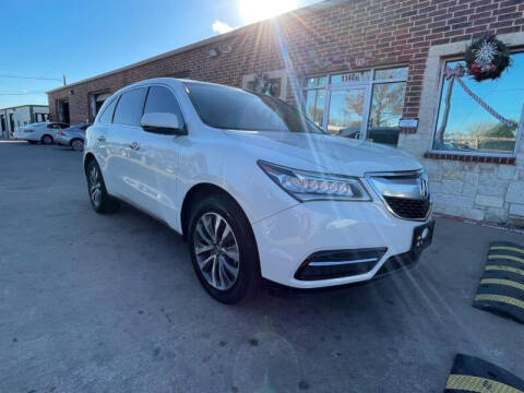 2015 Acura MDX for sale at Tex-Mex Auto Sales LLC in Lewisville TX