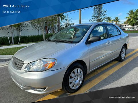 2004 Toyota Corolla for sale at WRD Auto Sales in Hollywood FL