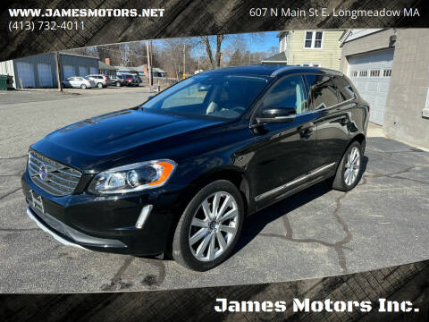 2017 Volvo XC60 for sale at James Motors Inc. in East Longmeadow MA