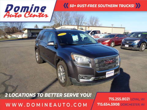 2015 GMC Acadia for sale at Domine Auto Center in Loyal WI