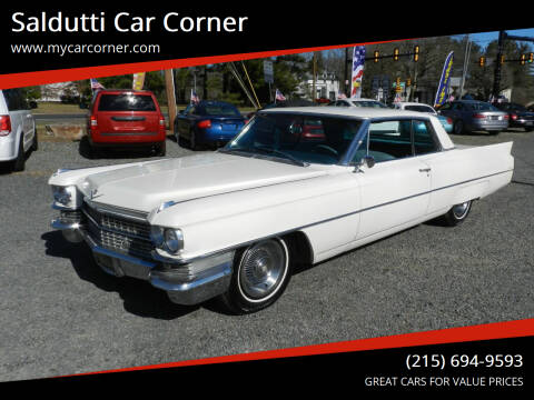 1963 Cadillac DeVille for sale at Saldutti Car Corner in Gilbertsville PA