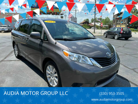 2013 Toyota Sienna for sale at AUDIA MOTOR GROUP LLC in Austintown OH