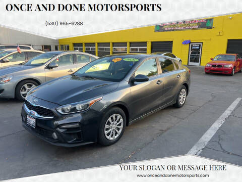 2020 Kia Forte for sale at Once and Done Motorsports in Chico CA