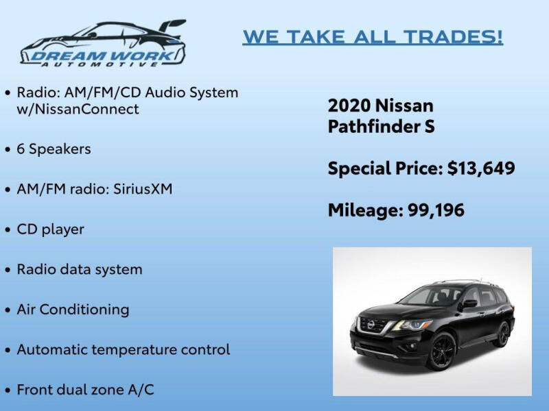 2020 Nissan Pathfinder S