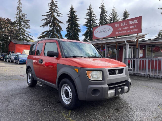 2004 Honda Element for sale at PLATINUM AUTO SALES INC in Lacey, WA