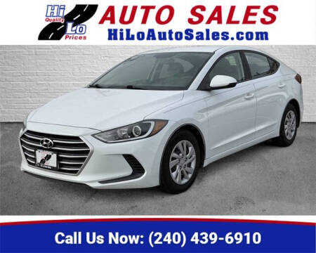 2017 Hyundai Elantra for sale at Hi-Lo Auto Sales in Frederick MD