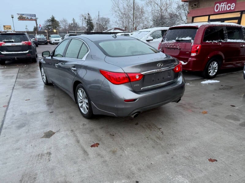 Used 2017 INFINITI Q50 Base with VIN JN1CV7ARXHM681750 for sale in Detroit, MI