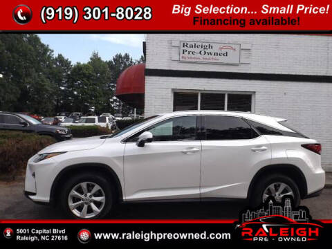 2016 Lexus RX 350 for sale at Raleigh Pre-Owned in Raleigh NC