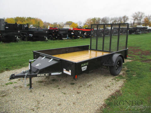 2023 Rice Trailers Single Axle Utility SST7610 for sale at Rondo Truck & Trailer in Sycamore IL