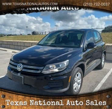 2012 Volkswagen Tiguan for sale at Texas National Auto Sales in San Antonio TX