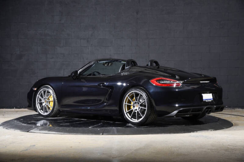 2016 Porsche Boxster Spyder