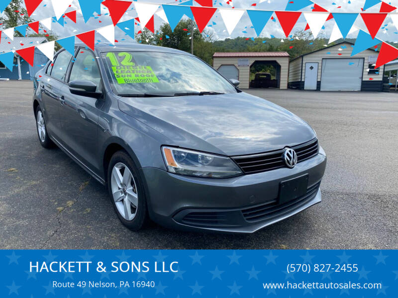 2012 Volkswagen Jetta for sale at HACKETT & SONS LLC in Nelson PA