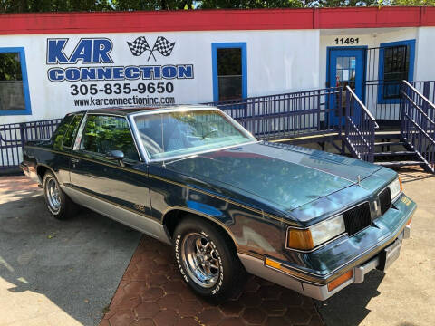 1987 Oldsmobile Cutlass for sale at Kar Connection in Miami FL