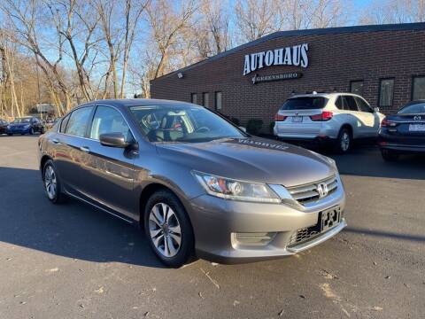 2014 Honda Accord for sale at Autohaus of Greensboro in Greensboro NC