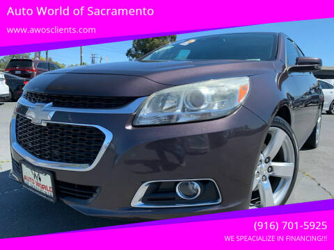 2015 Chevrolet Malibu for sale at Auto World of Sacramento Stockton Blvd in Sacramento CA