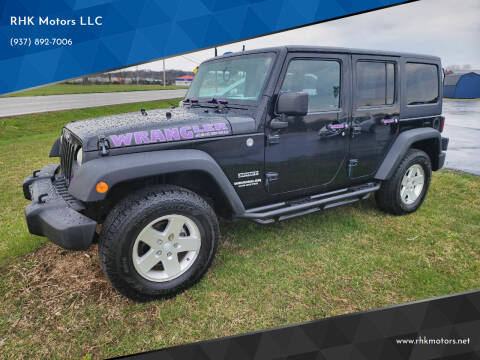 2012 Jeep Wrangler Unlimited for sale at RHK Motors LLC in West Union OH
