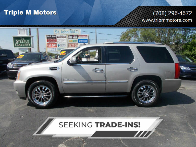 2007 Cadillac Escalade for sale at Triple M Motors in Saint John IN