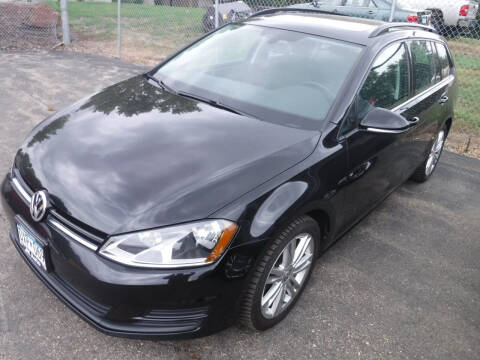 2016 Volkswagen Golf SportWagen for sale at J & K Auto in Saint Bonifacius MN