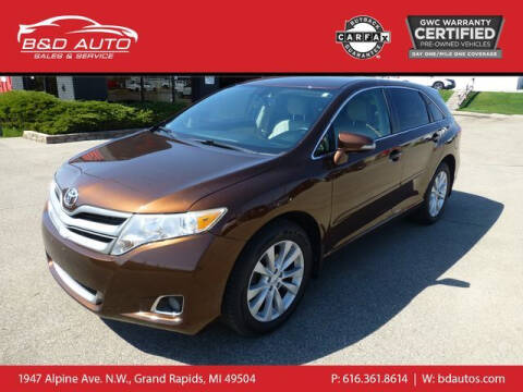 2014 Toyota Venza for sale at B&D Auto Sales Inc in Grand Rapids MI