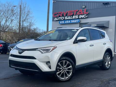 2018 Toyota RAV4 for sale at Crystal Auto Sales Inc in Nashville TN