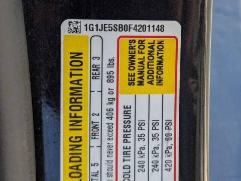 2015 Chevrolet Sonic LTZ Auto