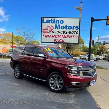 2016 Chevrolet Tahoe for sale at Latino Motors in Aurora IL