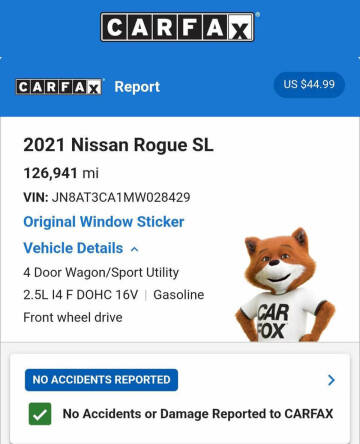 2021 Nissan Rogue SL