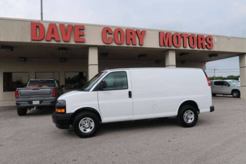 2021 Chevrolet Express for sale at DAVE CORY MOTORS in Houston TX