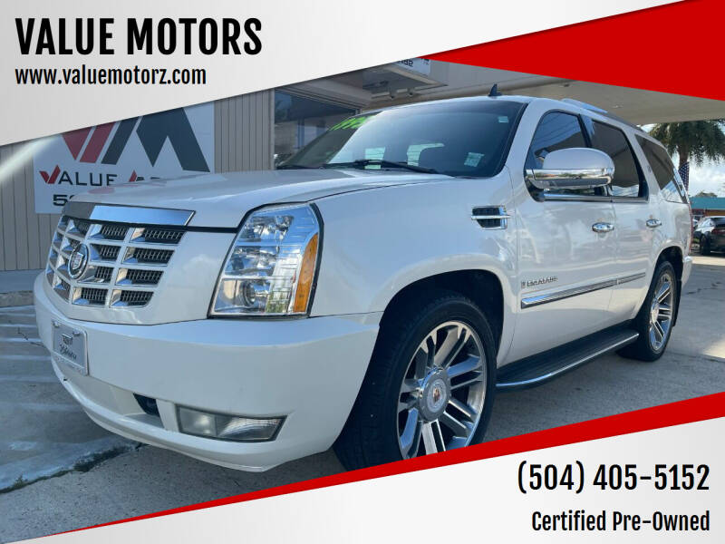 2008 Cadillac Escalade for sale at VALUE MOTORS in Kenner LA