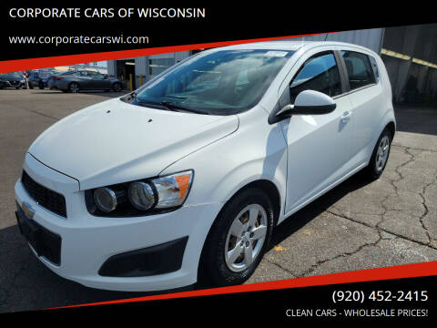 2016 Chevrolet Sonic for sale at CORPORATE CARS OF WISCONSIN in Sheboygan WI