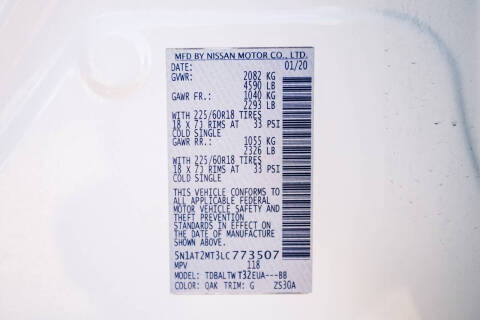 2020 Nissan Rogue SV