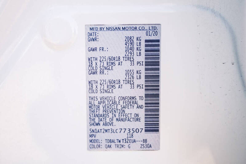 2020 Nissan Rogue SV