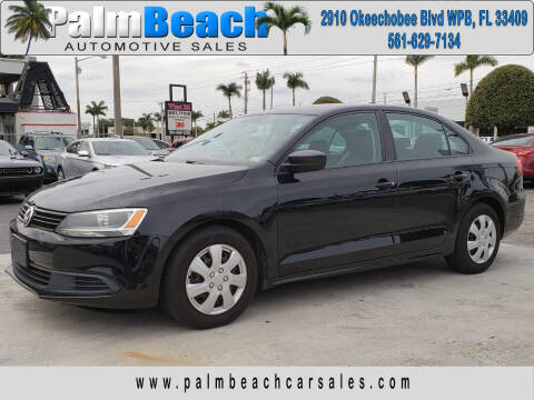 2014 Volkswagen Jetta for sale at Palm Beach Automotive Sales in West Palm Beach FL