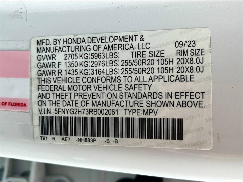 2024 Honda Pilot Touring