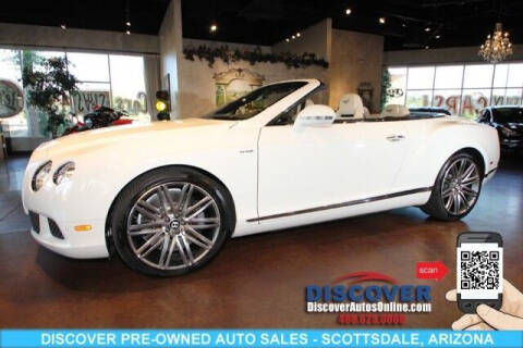 2014 Bentley Continental for sale at Discover Pre-Owned Auto Sales in Scottsdale AZ
