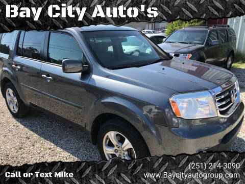 2012 Honda Pilot for sale at Bay City Auto's in Mobile AL