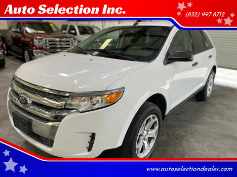 2014 Ford Edge for sale at Auto Selection Inc. in Houston TX