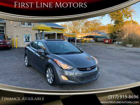 2013 Hyundai Elantra for sale at First Line Motors in Jamestown IN