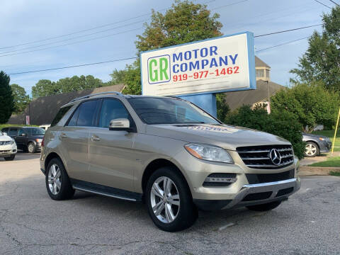 2012 Mercedes-Benz M-Class for sale at GR Motor Company in Garner NC