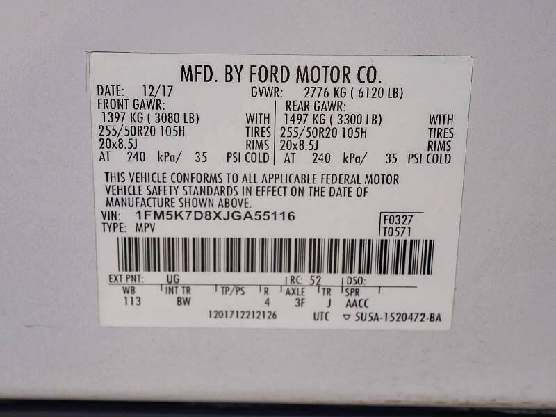 2018 Ford Explorer XLT