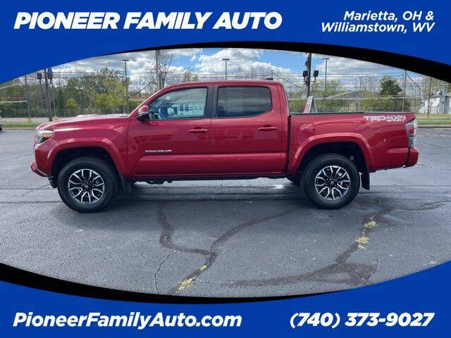 Used 2021 Toyota Tacoma TRD Sport with VIN 3TMCZ5AN3MM447662 for sale in Williamstown, WV