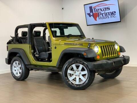 2007 Jeep Wrangler for sale at Texas Prime Motors in Houston TX