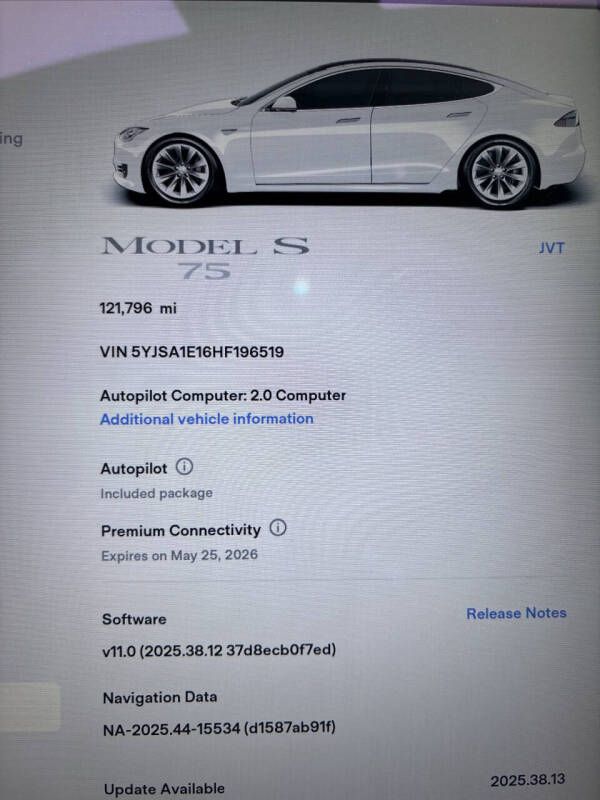2017 Tesla Model S 75