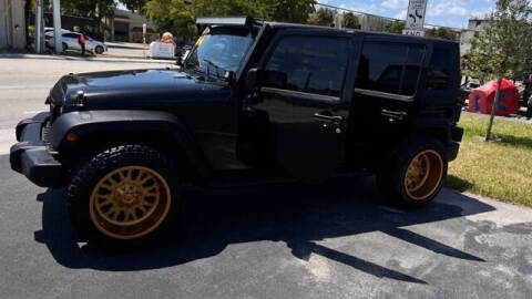 2008 Jeep Wrangler Unlimited for sale at AMWAY AUTO SALES & SERVICES, INC in Pompano Beach FL