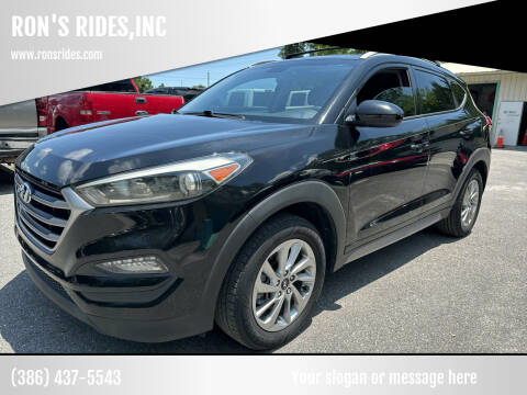 2017 Hyundai Tucson for sale at RON'S RIDES,INC in Bunnell FL