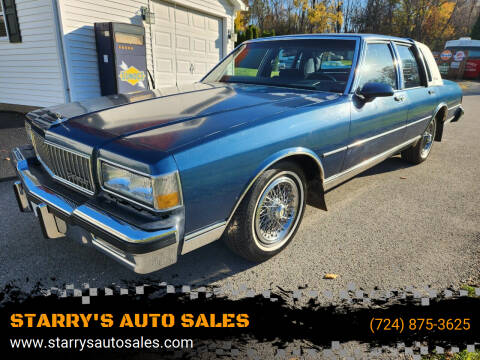 1988 Chevrolet Caprice for sale at STARRY'S AUTO SALES in New Alexandria PA