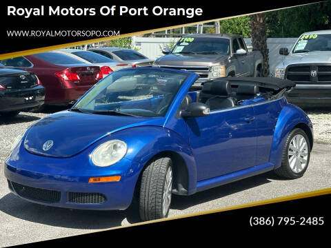 2008 Volkswagen New Beetle Convertible for sale at Royal Motors of Port Orange in Port Orange FL