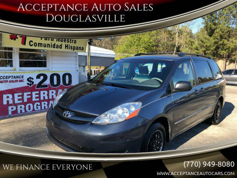 2008 Toyota Sienna for sale at Acceptance Auto Sales Douglasville in Douglasville GA